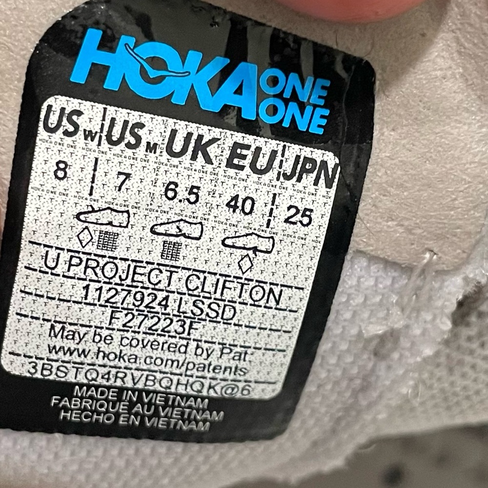 Hoka Project Clifton Women's Sz 8 - Picture 13 of 13